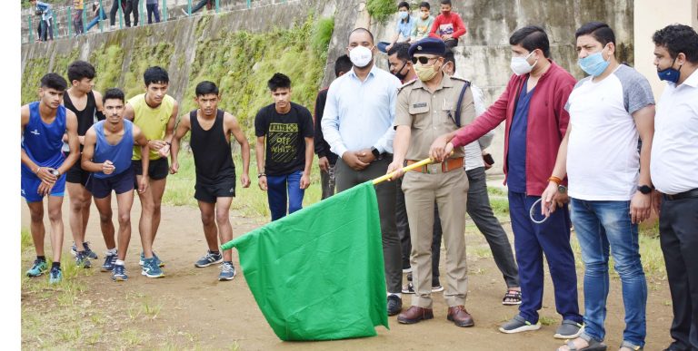 स्वतंत्रता दिवस की पूर्व बेला पर दौड आयोजन