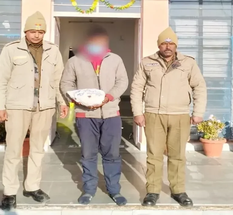 पुलिस और एएनटीएफ के हत्थे चढ़ा नशा तस्कर