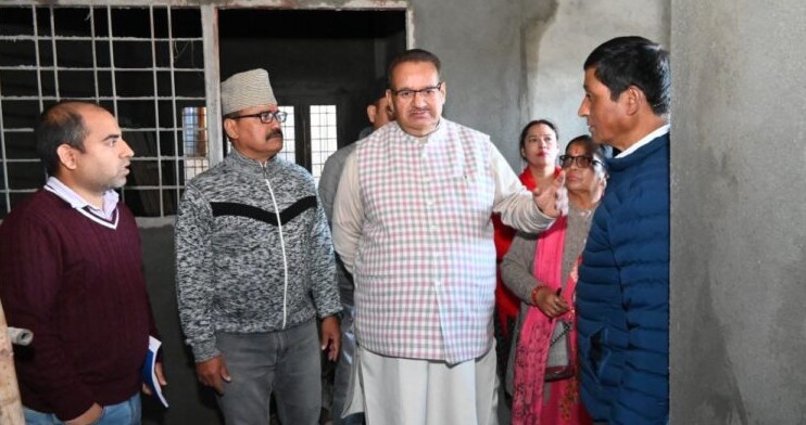 कैबिनेट मंत्री गणेश जोशी ने गोर्खाली सुधार सभा के जीर्णाेद्वार कार्यों का किया निरीक्षण