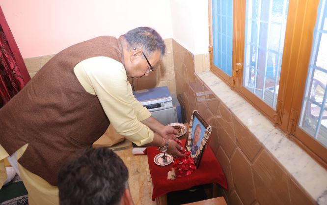 सैनिक कल्याण मंत्री गणेश जोशी ने रिटायर्ड कैप्टन धनी राम नैनवाल के निधन पर व्यक्त की संवेदना