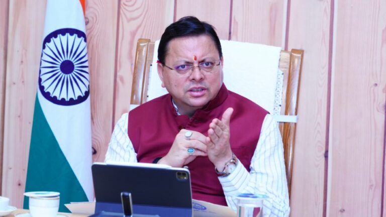 सरकारी भूमि में अतिक्रमण न हो इसके लिए मजबूत मैकेनिज्म बनाया जाय- मुख्यमंत्री