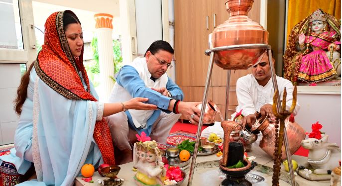 श्रावण के तीसरे सोमवार को महादेव की आराधना कर सीएम धामी ने की प्रदेशवासियों की खुशहाली की कामना
