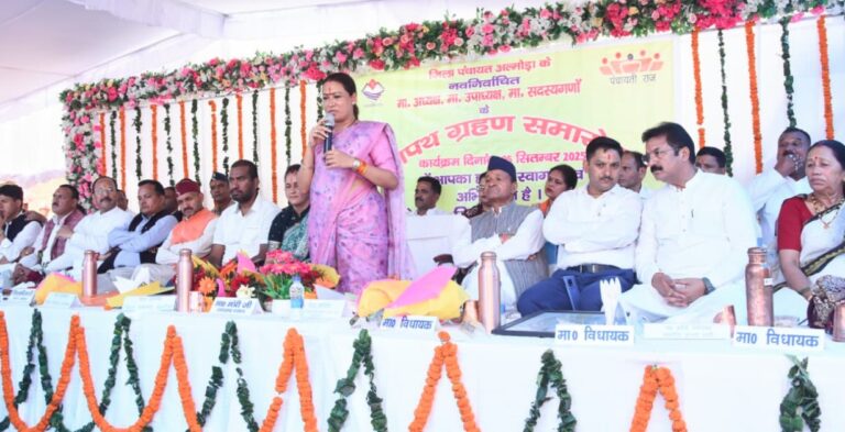 चहुंमुखी विकास को लक्ष्य बनाएं नवनिर्वाचित जनप्रतिनिधि- रेखा आर्या