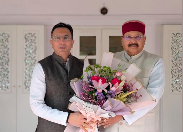 महाराज ने केंद्रीय मंत्री जितिन प्रसाद से की शिष्टाचार भेंट