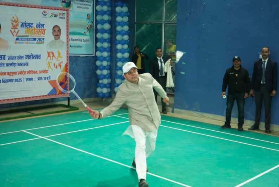 मुख्यमंत्री धामी ने किया सांसद खेल महोत्सव का शुभारंभ